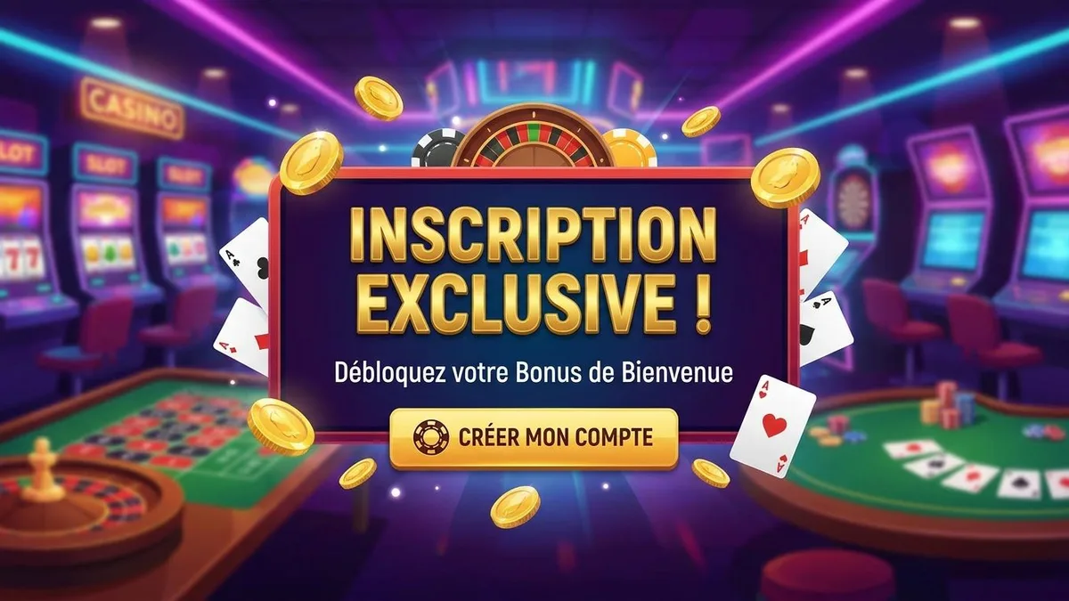 Inscription avec bonus